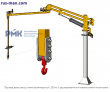Манипулятор кран пневматический перенос грузов ШБМ
